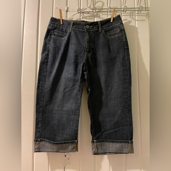 RIDERS by Lee cropped jeans size 16 like new - Picture 1 of 6